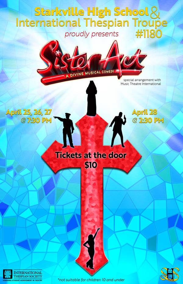 SHS presents Sister Act poster