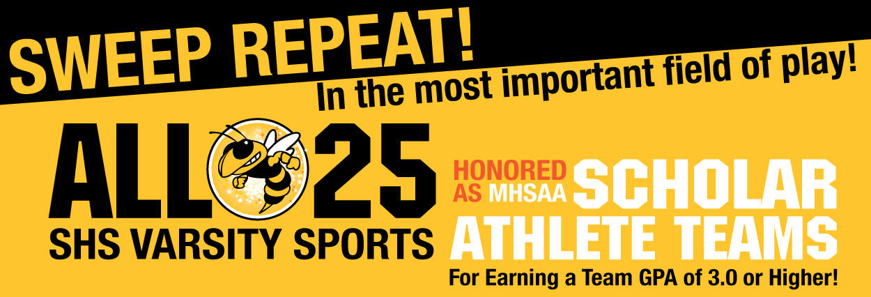 All 25 SHS Varsity Sports Honored as MHSAA Scholar Athlete Teams
