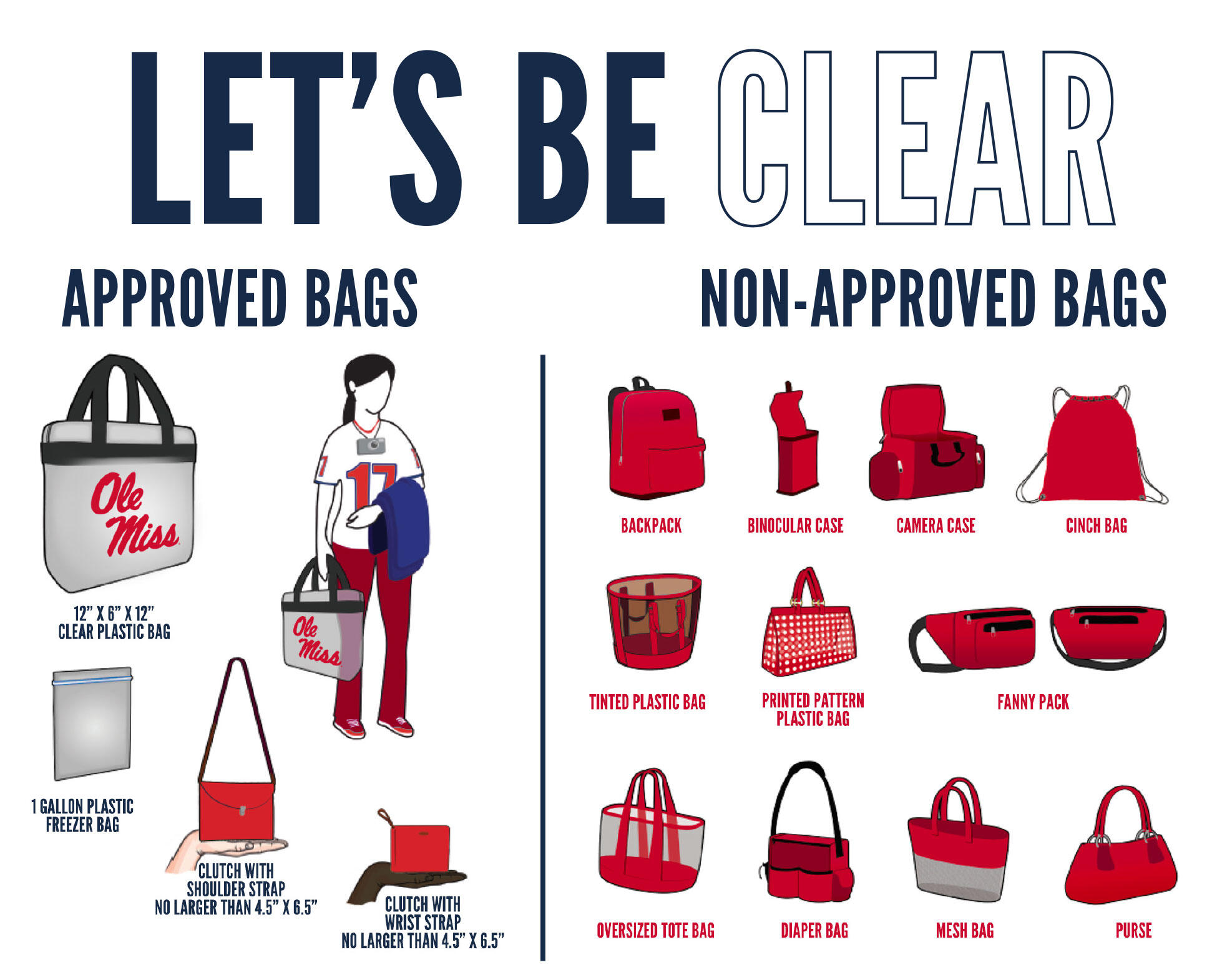 Ole Miss clear bag policy