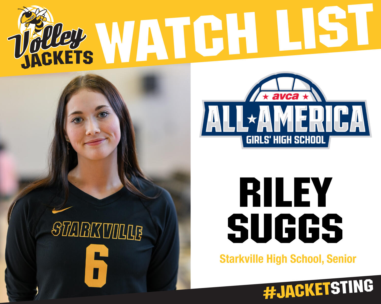 Two Volley Jackets Named to AVCA National Watch Lists Athletics