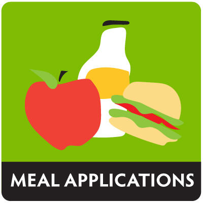 Click for information about meals and meal applications
