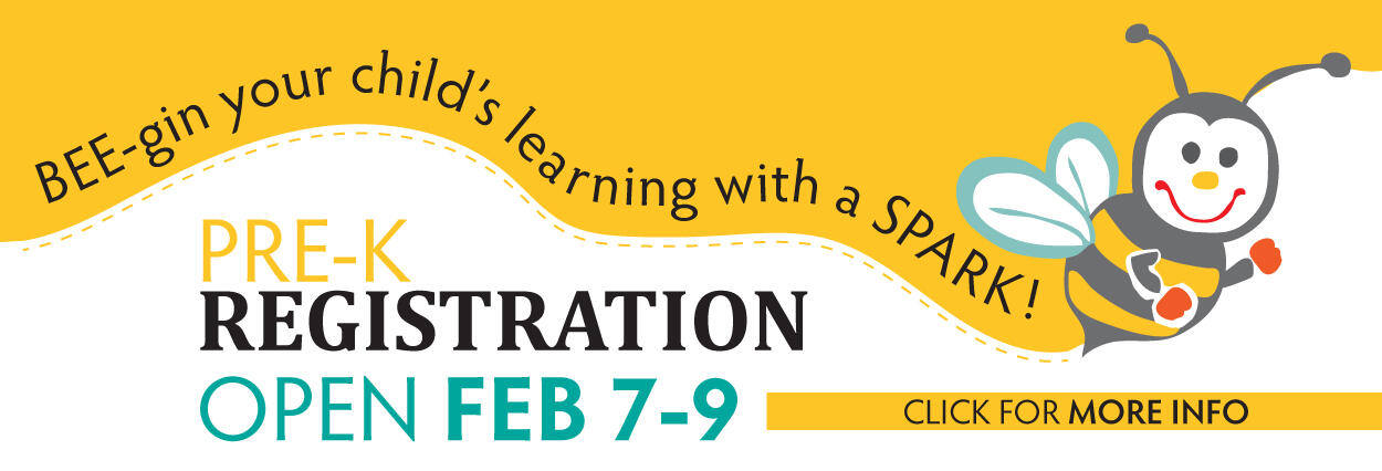 PreK Registration at Sudduth and West Elementary Schools opens February 7-9