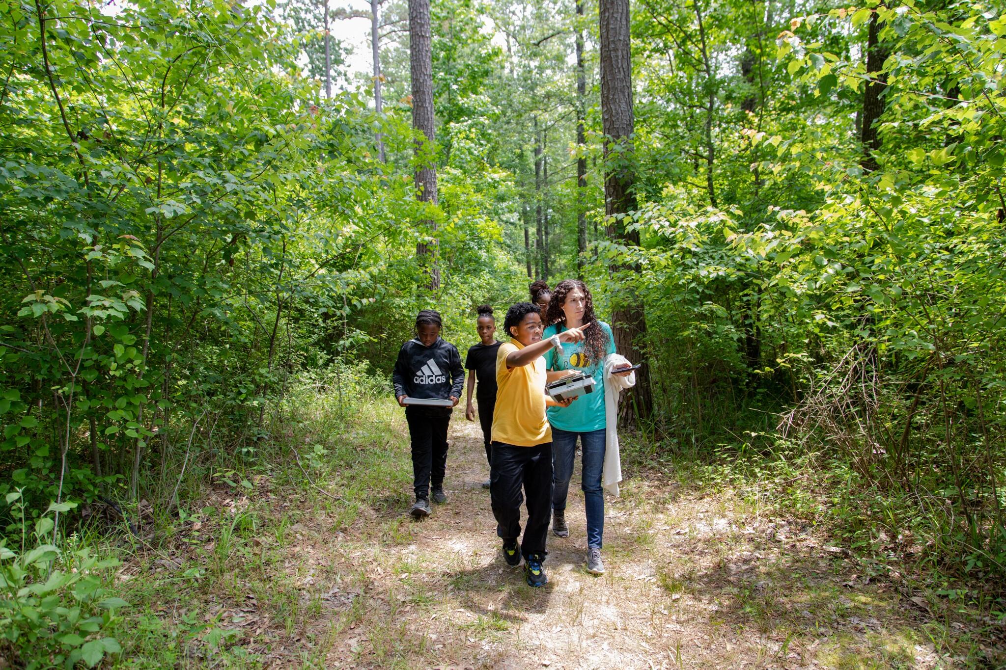 Overstreet students visit the Noxubee National Wildlife Refuge