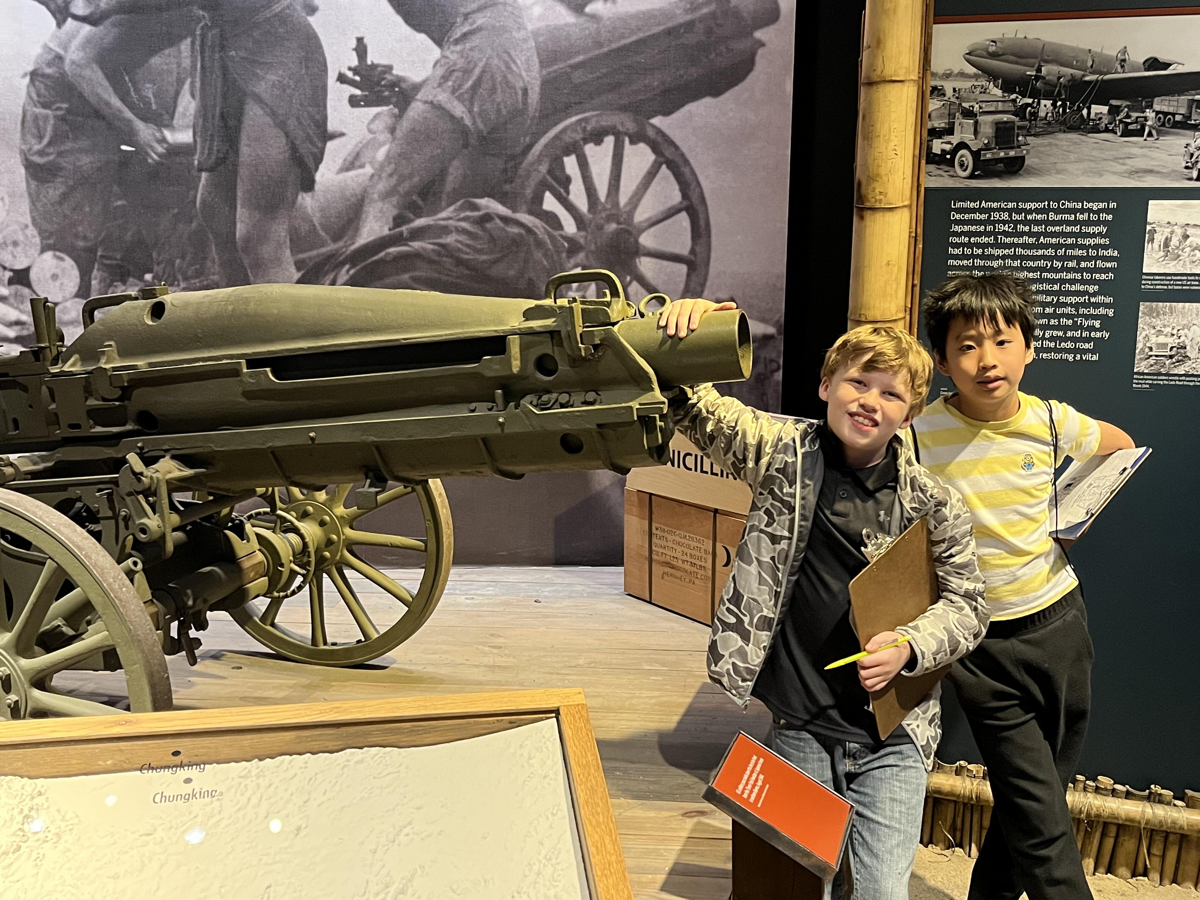 Overstreet PEAK students visit the WWII Museum in New Orleans