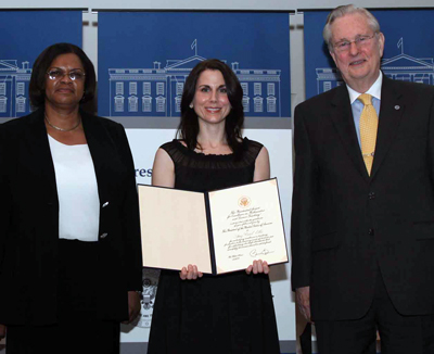 SOCSD teacher, Amy Ellis, was honored in Washington, D.C. for the Presidential Award for Excellence in Science and Mathematics Teaching.