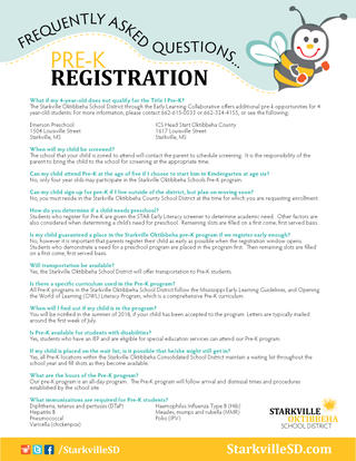 Thumbnail of PreK FAQ flyer, available for pdf download