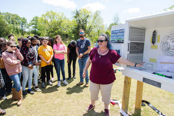 Partnership School Weather Station partnership with Mississippi State